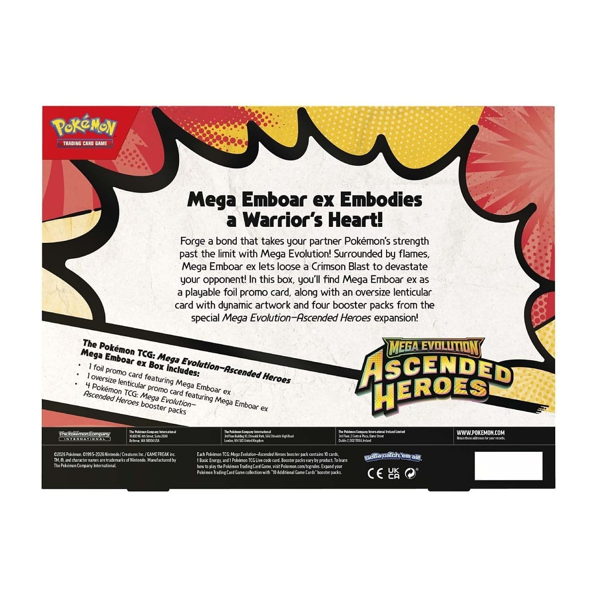 Ascended Heroes - Mega Emboar EX Box