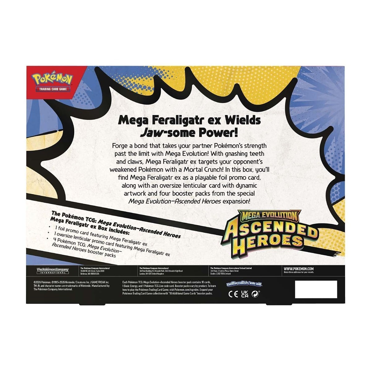 Ascended Heroes - Mega Feraligatr EX Box